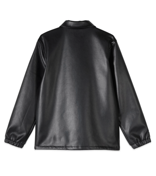 Stüssy Leather Finish Coach Jacket Back