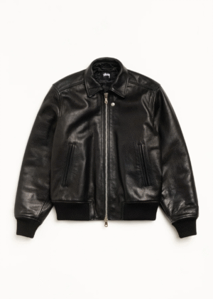 Stussy Leather Flight Jacket