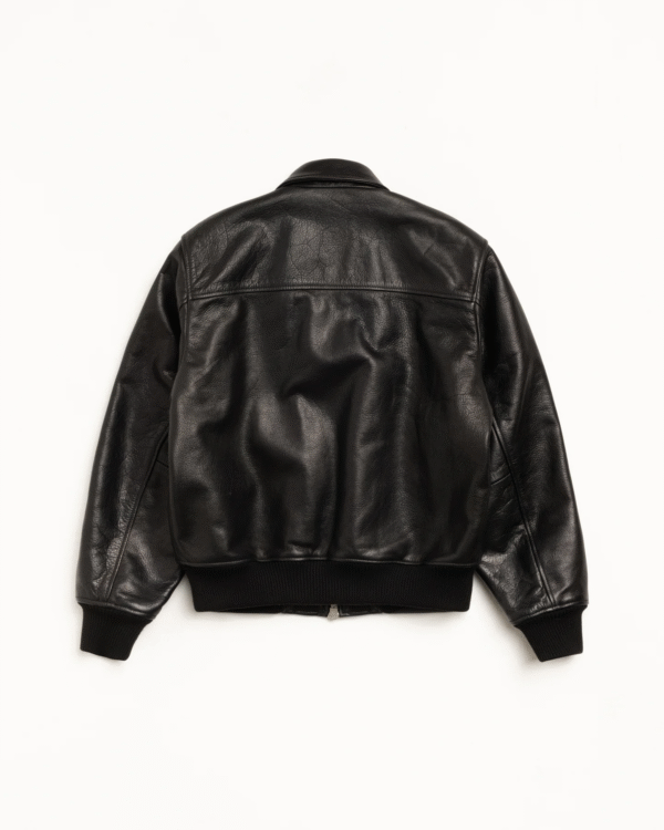 Stussy Leather Flight Jacket Back