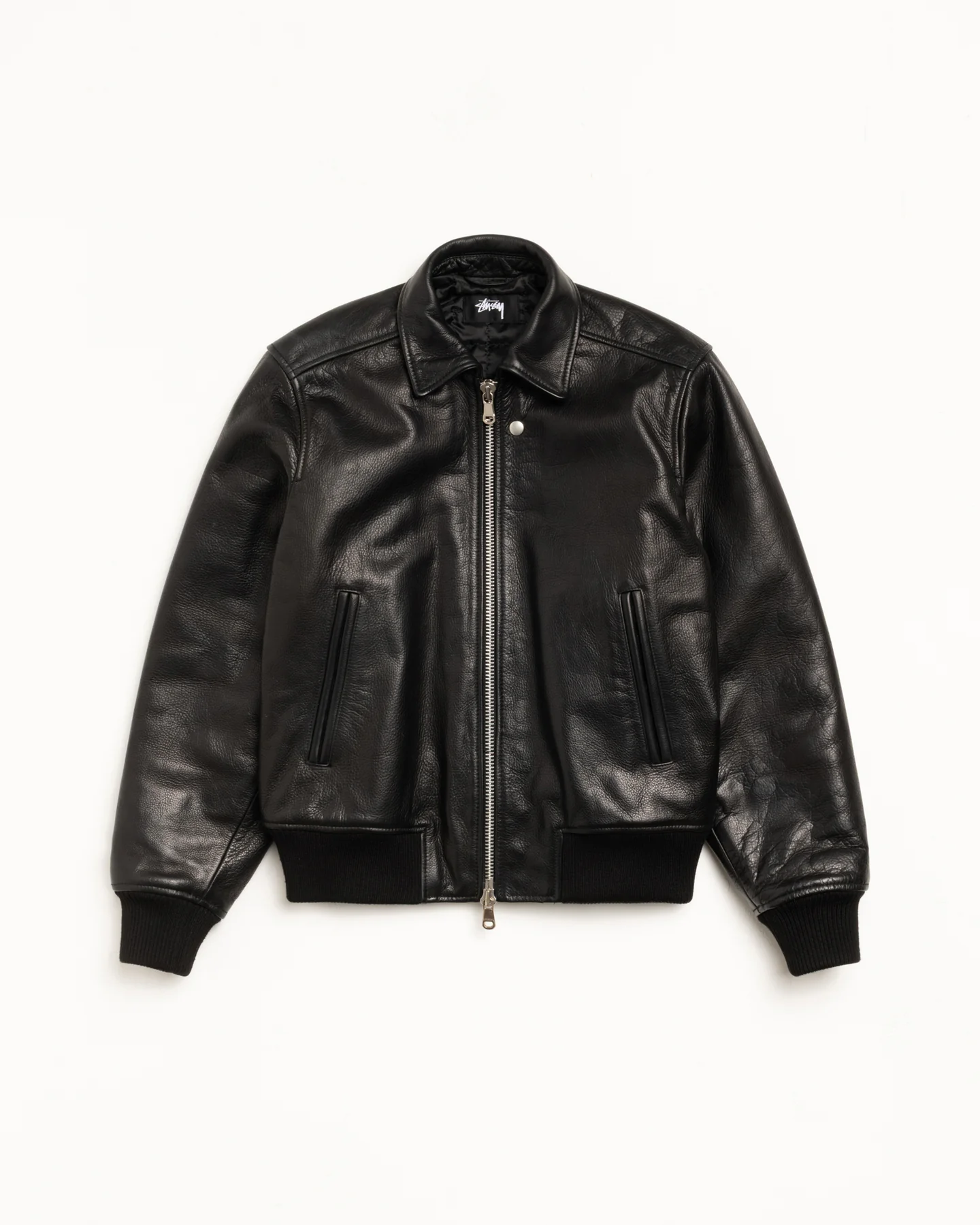 Stussy Leather Flight Jacket Stussy Leather Flight Jacket