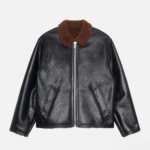 Stussy Leather Shearling Jacket
