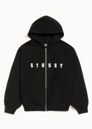 Stussy Lens Zip Hoodie Black