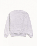 Stussy Long Range Crew Sweatshirt Ash Heather Back
