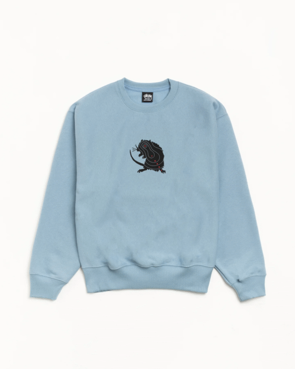 Stussy Long Range Crew Sweatshirt Slate