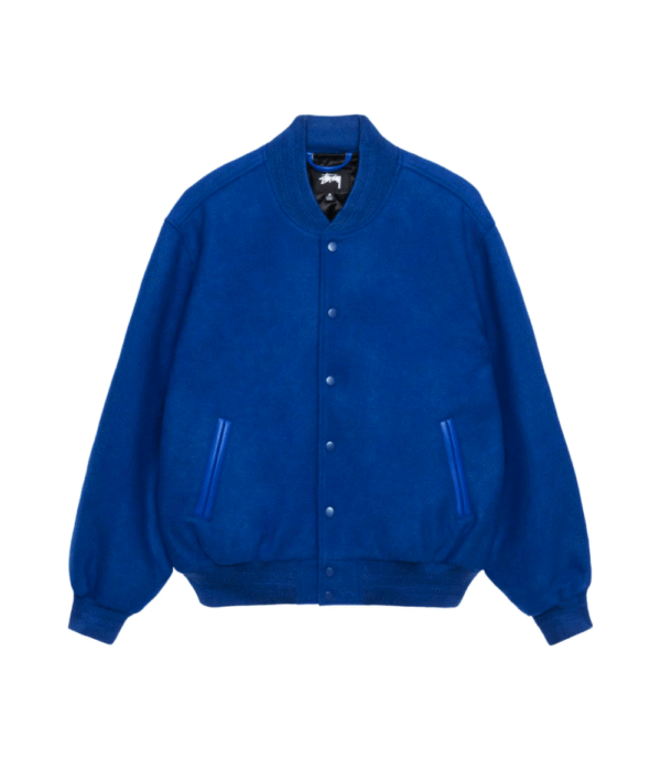 Stussy Melton Wool Varsity Jacket