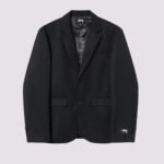 Stussy Mens Sport Coat Black