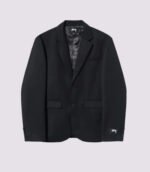 Stussy Mens Sport Coat Black
