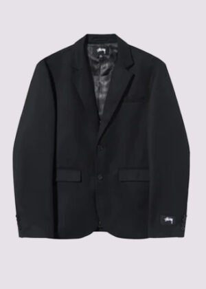 Stussy Mens Sport Coat Black
