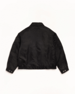 Stussy Pile Lined Zip Jacket Black Back
