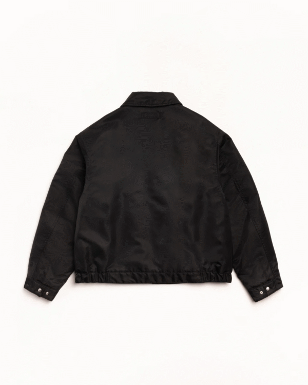 Stussy Pile Lined Zip Jacket Black Back