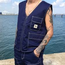 Stussy Poly Cotton Work Vest