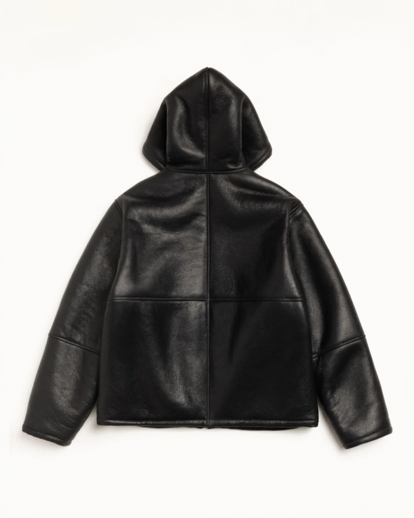 Stussy Shearling Hooded Jacket Back