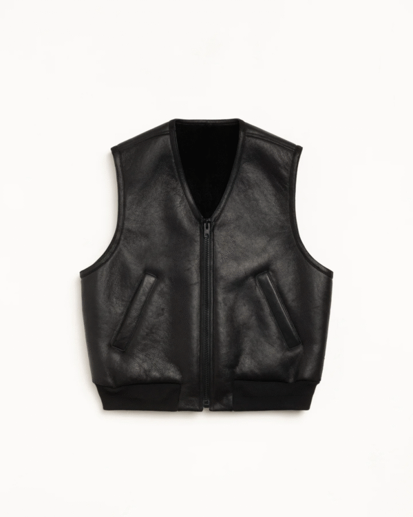 Stussy Shearling Vest UK Black
