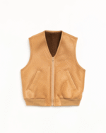 Stussy Shearling Vest Tan