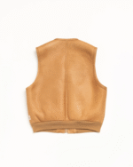 Stussy Shearling Vest Tan Back