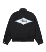 Stussy Surf Team Relaxed Polyester Harrington Jacket Back