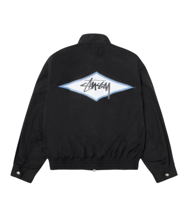 Stussy Surf Team Relaxed Polyester Harrington Jacket Back
