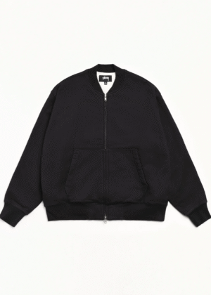 Stussy Thermal Lined Fleece Bomber Jacket