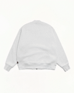 Stussy Thermal Lined Fleece Bomber Jacket Ash Heather Back