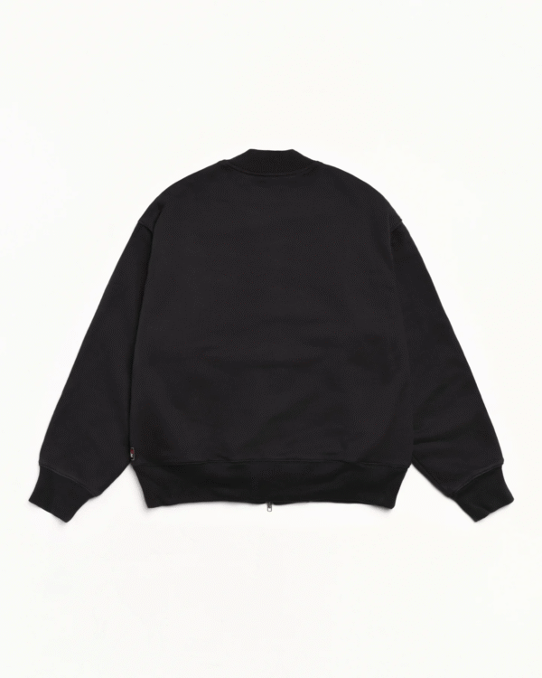 Stussy Thermal Lined Fleece Bomber Jacket Back