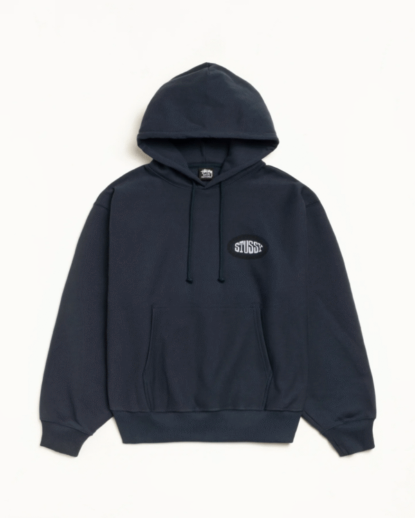 Stussy Tile Oval Hoodie Navy