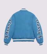 Stussy Varsity Sports Jacket Back