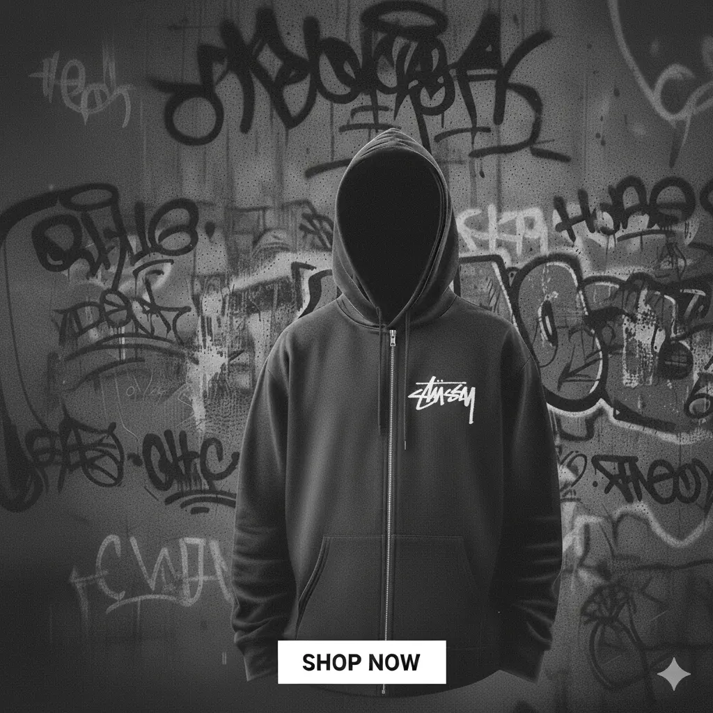 Stussy Zip Up Hoodie