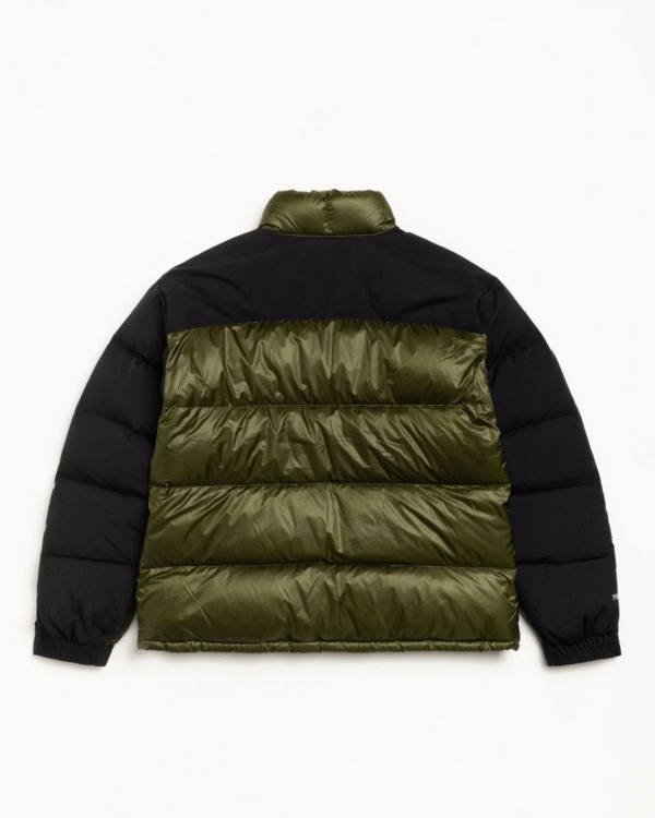 Stussy and Mountain Hardwear Subzero Down Puffer Jacket Dark Army Back