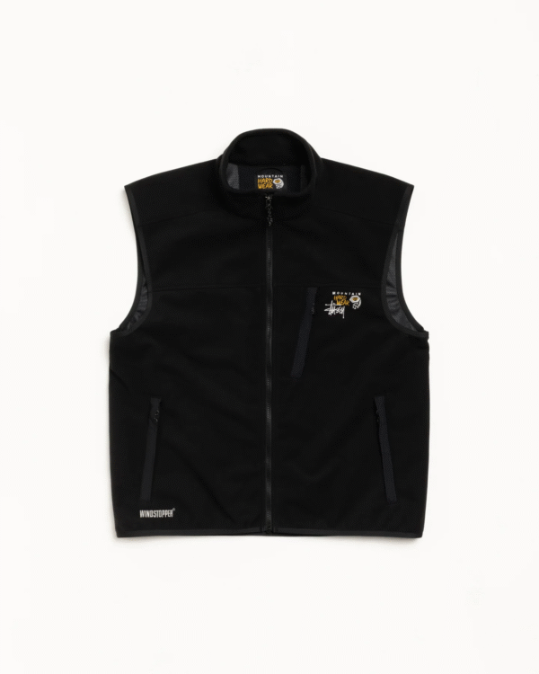 Stussy and Mountain Hardwear Windstopper Vest Black