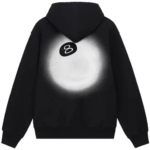 Stussy 8 Ball Fade Hoodie Black Back