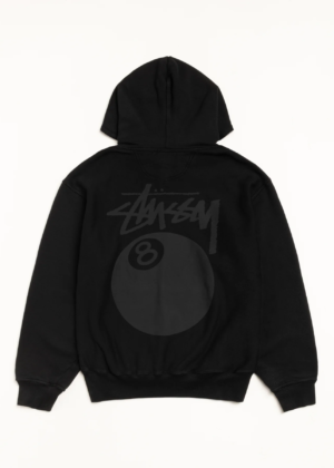 Stussy 8 Ball Hoodie Pigment Dyed Back