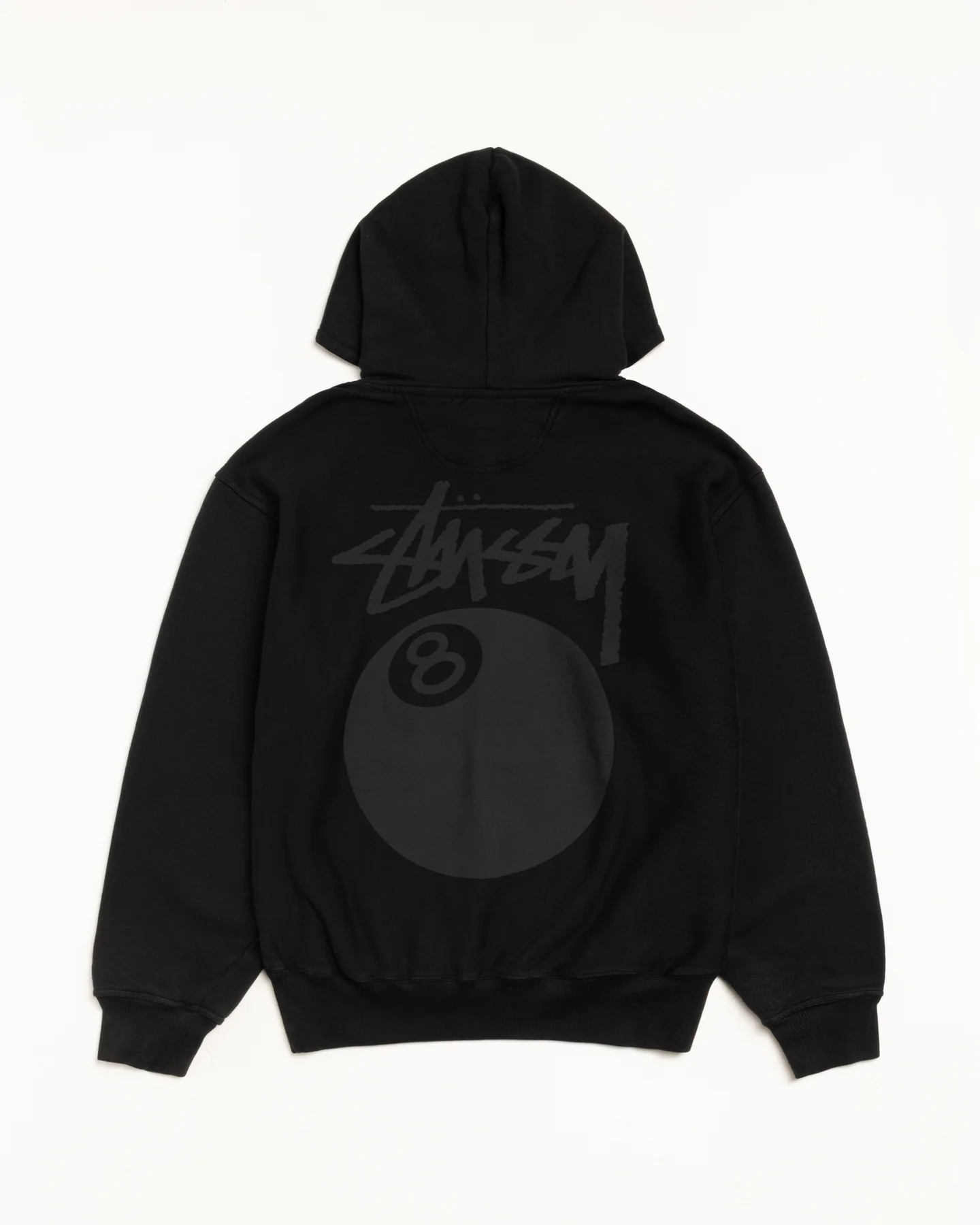 Stussy 8 Ball Hoodie Pigment Dyed Back
