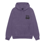 Stussy Dice Hoodie Pigment Dyed Purple