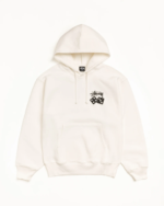 Stussy Dice Hoodie Pigment Dyed White
