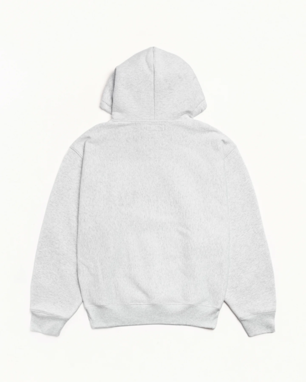 Stussy Felt Applique Hoodie Ash Heather Back