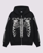 Stussy Rib Cage Zip Hoodie