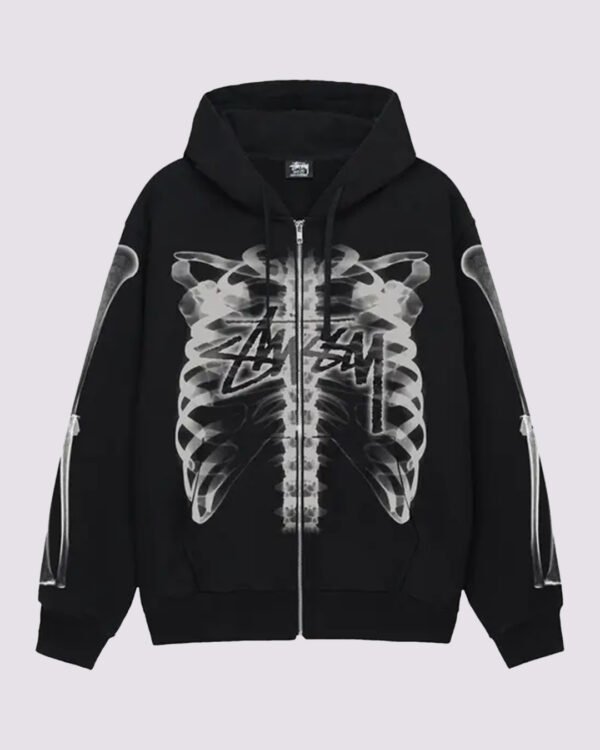 Stussy Rib Cage Zip Hoodie
