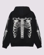 Stussy Rib Cage Zip Hoodie Back