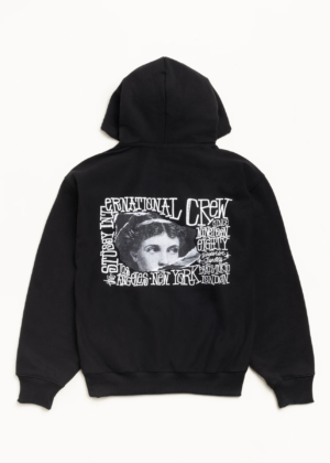 Stussy International Hoodie Black Back