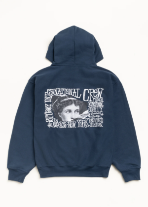 Stussy International Hoodie Navy