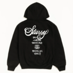 Stussy World Tour Hoodie Black