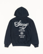 Stussy World Tour Hoodie Navy