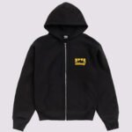 Box Crown Stussy Zip Up Hoodie