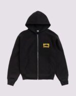 Box Crown Stussy Zip Up Hoodie