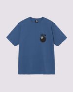 Stussy 8 Ball Tee Blue Front