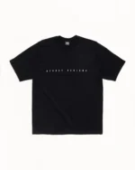 Stussy Black T Shirt Front