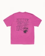 Stussy Long Haul Tee Purple Back