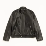 stussy Cafe Racer Leather Jacket